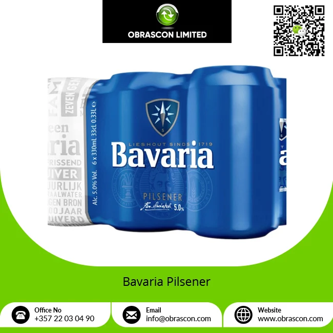Best Selling Popular Brewed Classic Strong Bavaria Alcoholic Drink Extra Strong Beer from Top Listed Exporter