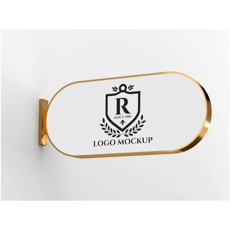 Заводская изготовленная на заказ металлическая двухсторонняя проецируемая светодиодная световая коробка буквы витрина вывески наружная вывеска