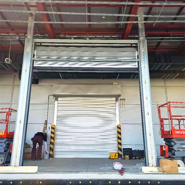 Best Selling Industrial Hard Panel Door Warehouse Overhead Lifting Metal Loading Dock Roll Up Steel Doors