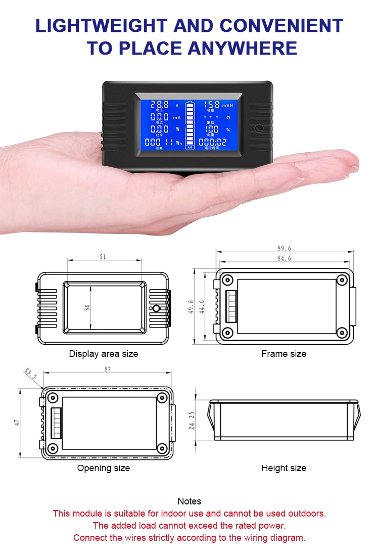 DC 0-200V 100A 300A Voltmeter Ammeter Car Battery Tester Capacity resistance electricity Voltage Meter monitor 12v 24v 48v 96v