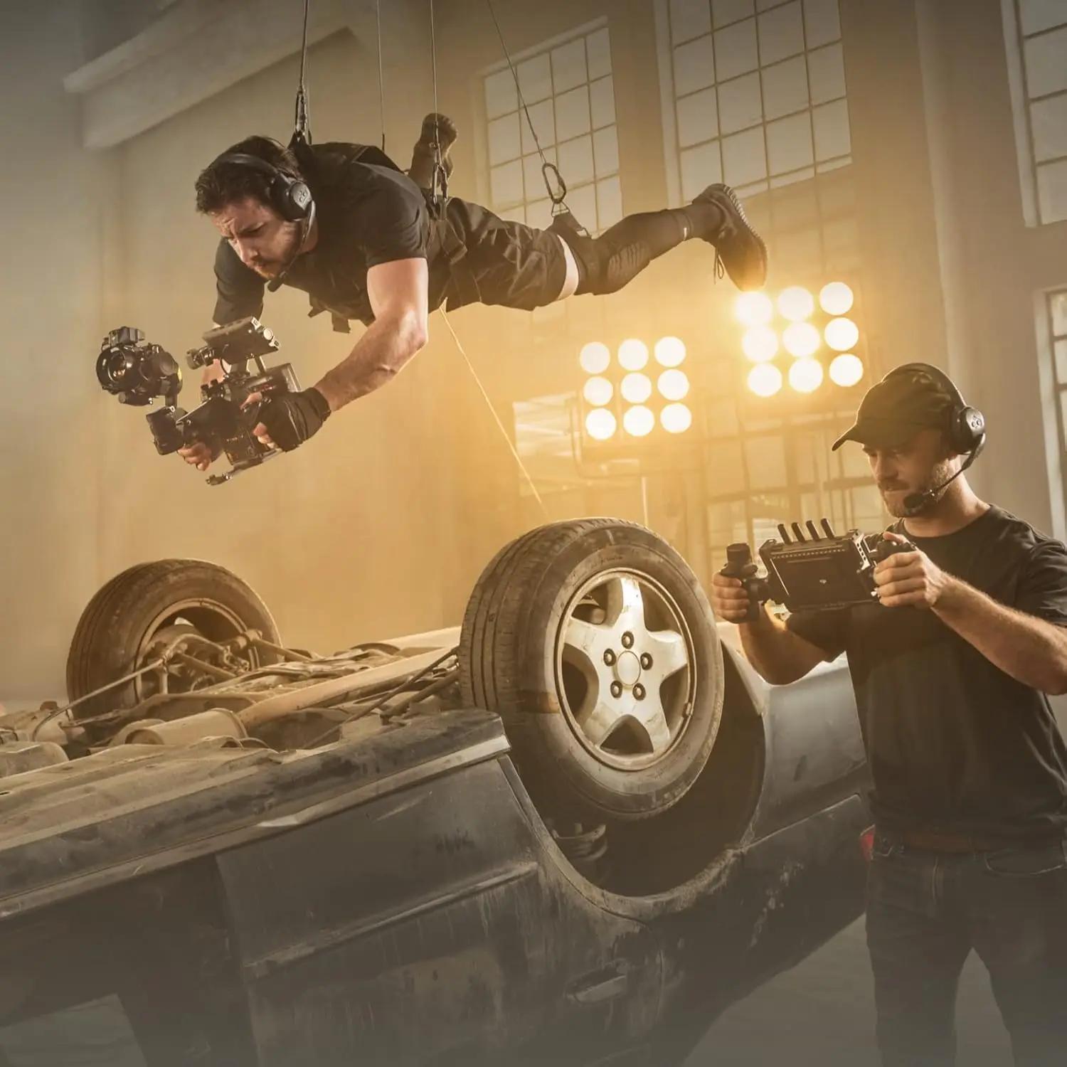 Высококачественный Roninn 4D 6K 4-осевая стабилизация на одном уровне с тележкой высокоинтегрированная модульная конструкция полнокадровый карданный