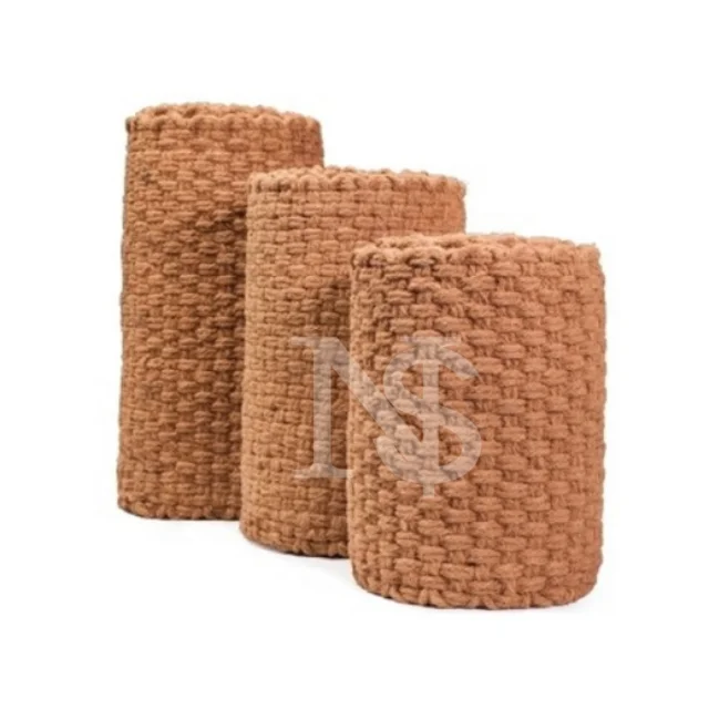 2024 High Quality Eco-Friendly Coir Mat Woven from Coir Fiber and Rope Custom Size Thickness Vietnam Origin Coco Light up