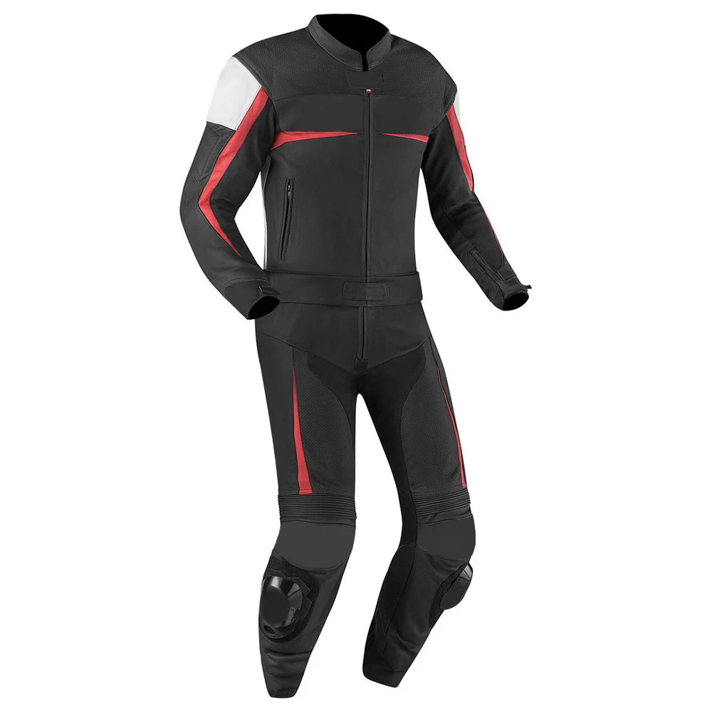 High Quality Professional Leather Motorbike Suit One Piece Custom Design & Logo Comfortable Motor Bike Racing Suit