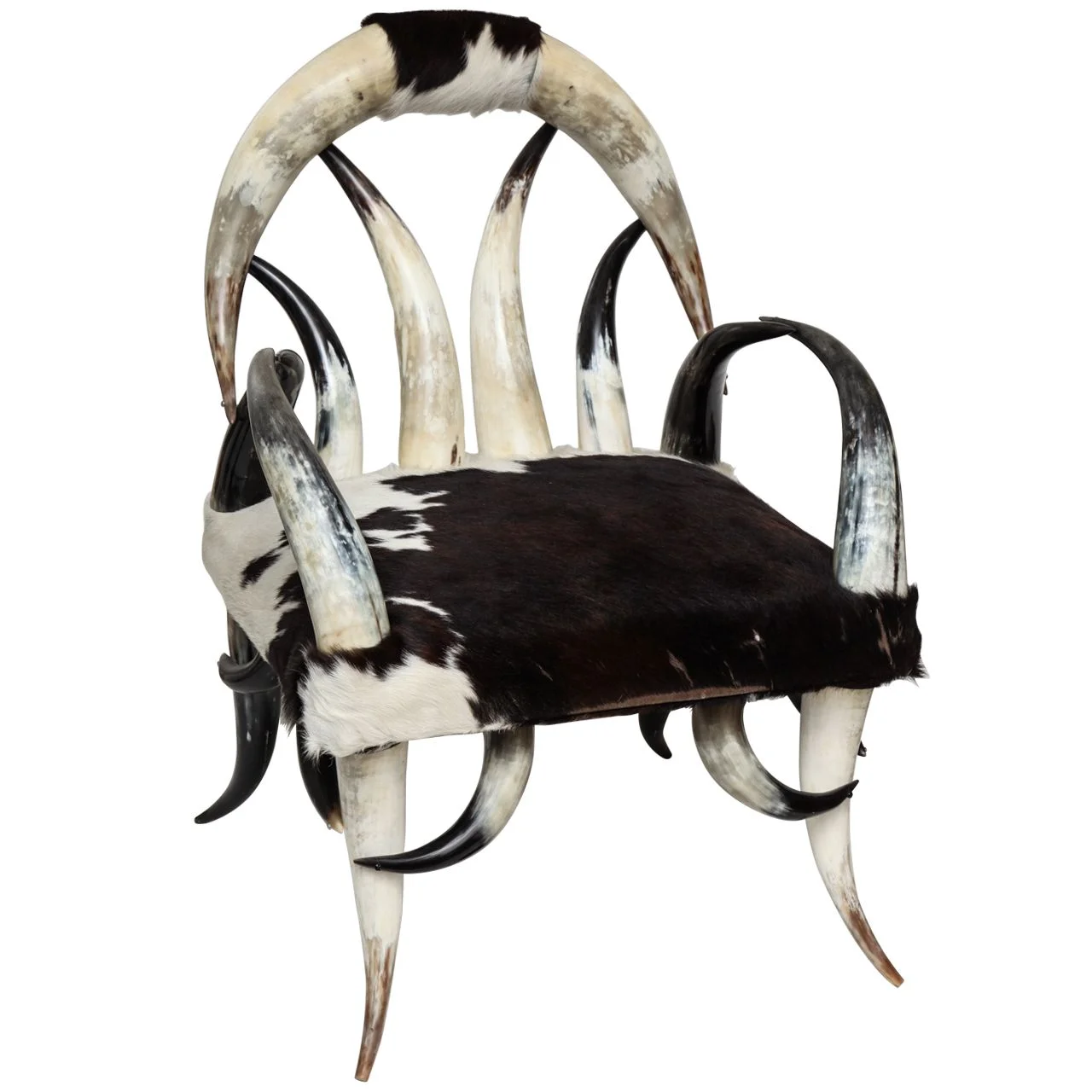 Ox Horn Chair Comfortable Cow Ox Horn Chair Designable and Antic Strong Natural Polished Cow Ox Horn Chair Indian Hand Crafted