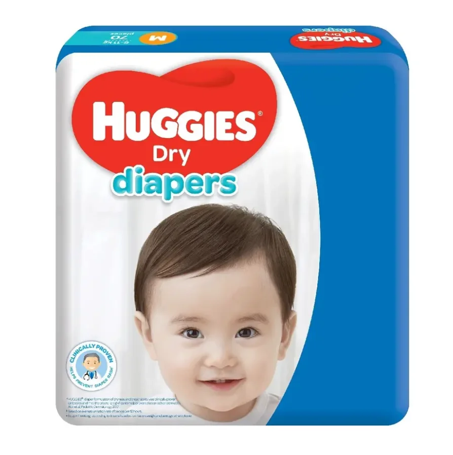 Huggies diapers Snug & Dry Baby Diapers, Size 6, 54 Ct