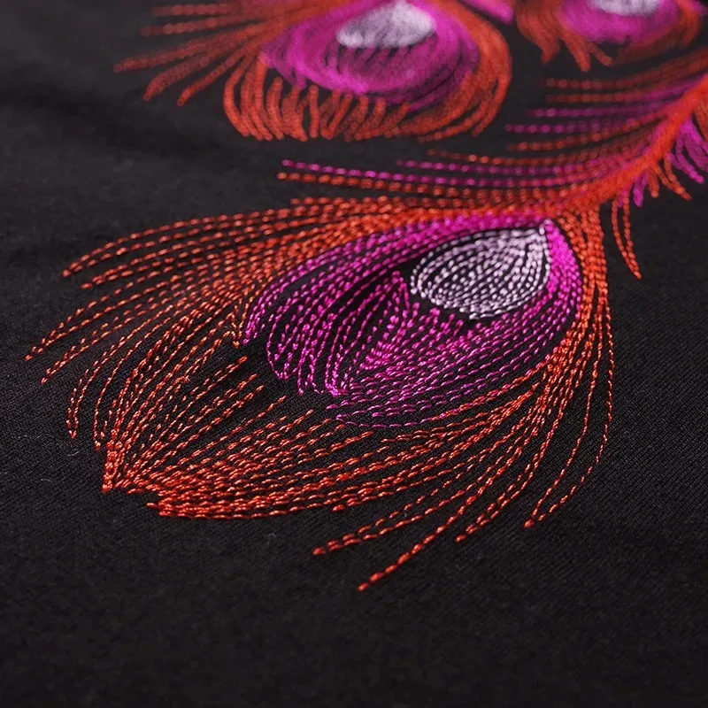 2020 New Arrival O-neck Hip Hop Brand Clothing Knitted T Shirt Tshirt Homme Embroidery Popular Logo Couples Short Sleeve Cotton