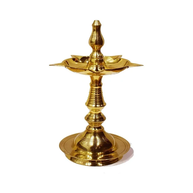 Традиционная латунная 7-14 дюймов Diya Hindu индийская религиозная Статуэтка металлическая модель подарки поделки с аниме анималистическими ангелами