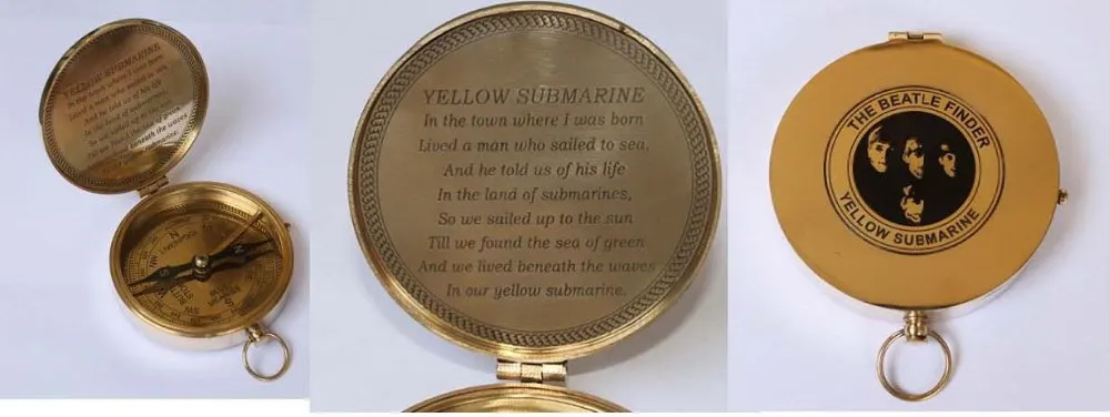 Nautical Vintage Nautical Maritime Kelvin and Hughes London 1917 Brass Brunton Compass Brown Antique