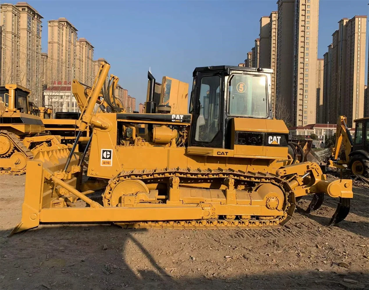 Used Original Caterpillar Bulldozer D7 of CAT D7G Dozer with Winch and ripper