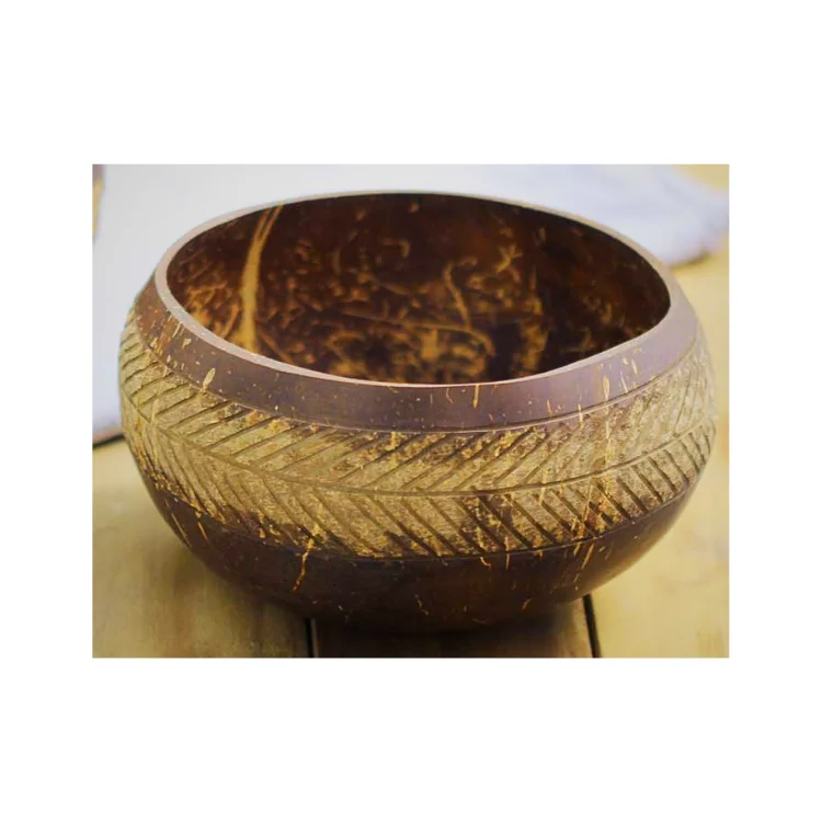 Coconut Shell Bowl Bulk Good Performance Natural Binh Minh Handicraft Food Safe Ready To Ship Vietnamese Manufacturer