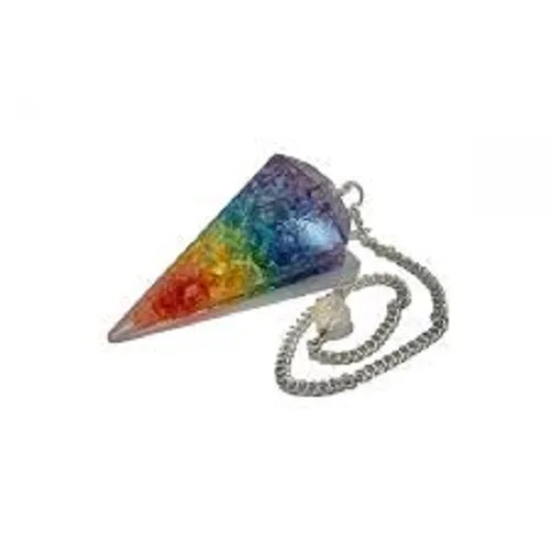7 Chakra Orgone Pendulum Orgonite Pendulum Wholesaler Of All Stone Pendulum For Healing Gemstone For Healing