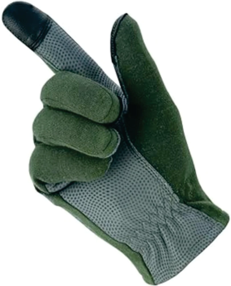 ONETAC OUTDOOR SHORT CUFF TOUCH SCREEN NOMEX PILOT FLIGHT FLYER OPERATOR DUTY GLOVES (SAGE GREEN, X-SMALL)