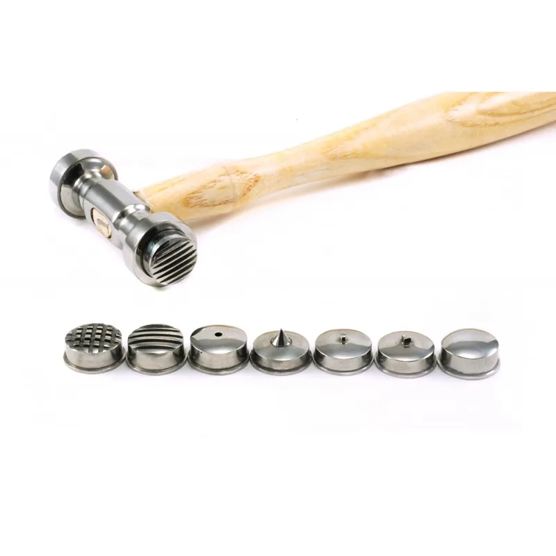 Молоток с текстурой под заказ с 9 лицами, бестселлер, высокое качество, прочные ювелирные изделия, текстурные молотки для продажи