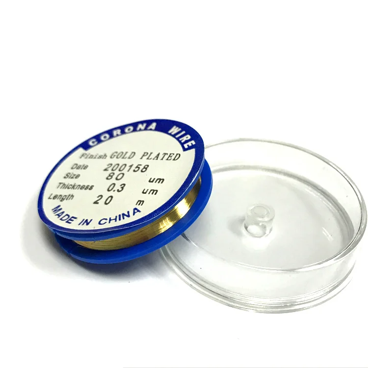0.06mm 0.08mm 0.01mm Golden Wire Electrode Wire for Canon for Ricoh for Konica Minolta for Toshiba Printer Copier Spare Parts