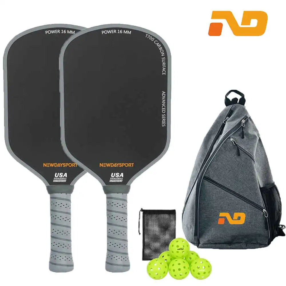 Pickleball paddle T700 из необработанного углеродного волокна с изготовленной на заказ текстурированной шероховатой поверхностью