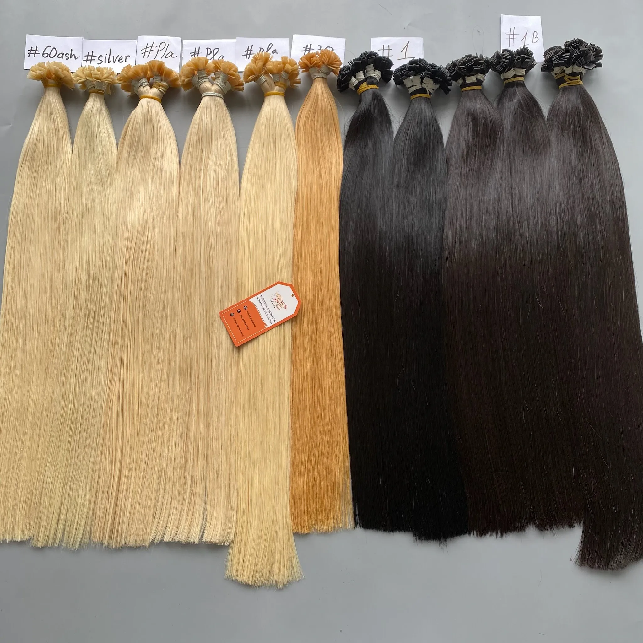Top Quality Human Hair Flattip For Making Hair Extention Vietnamese Human Hair Cuticle Aligne Wholesale Price
