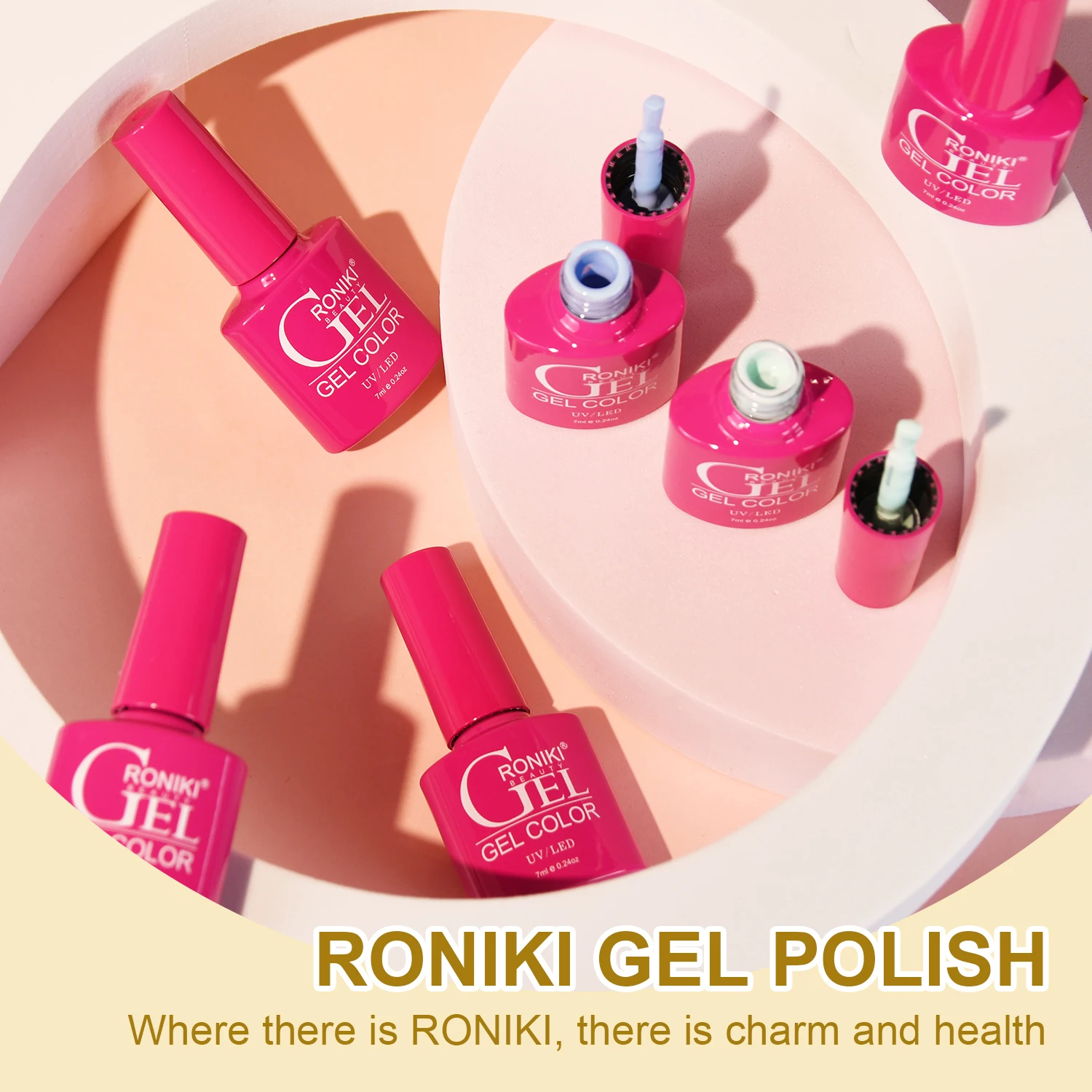 20Pcs/Kit Gel Nail Polish Set 7ml High Quality Soak Off UV Gel Varnish Kit For Women Gift Gel Pigment Nail Art Manicure