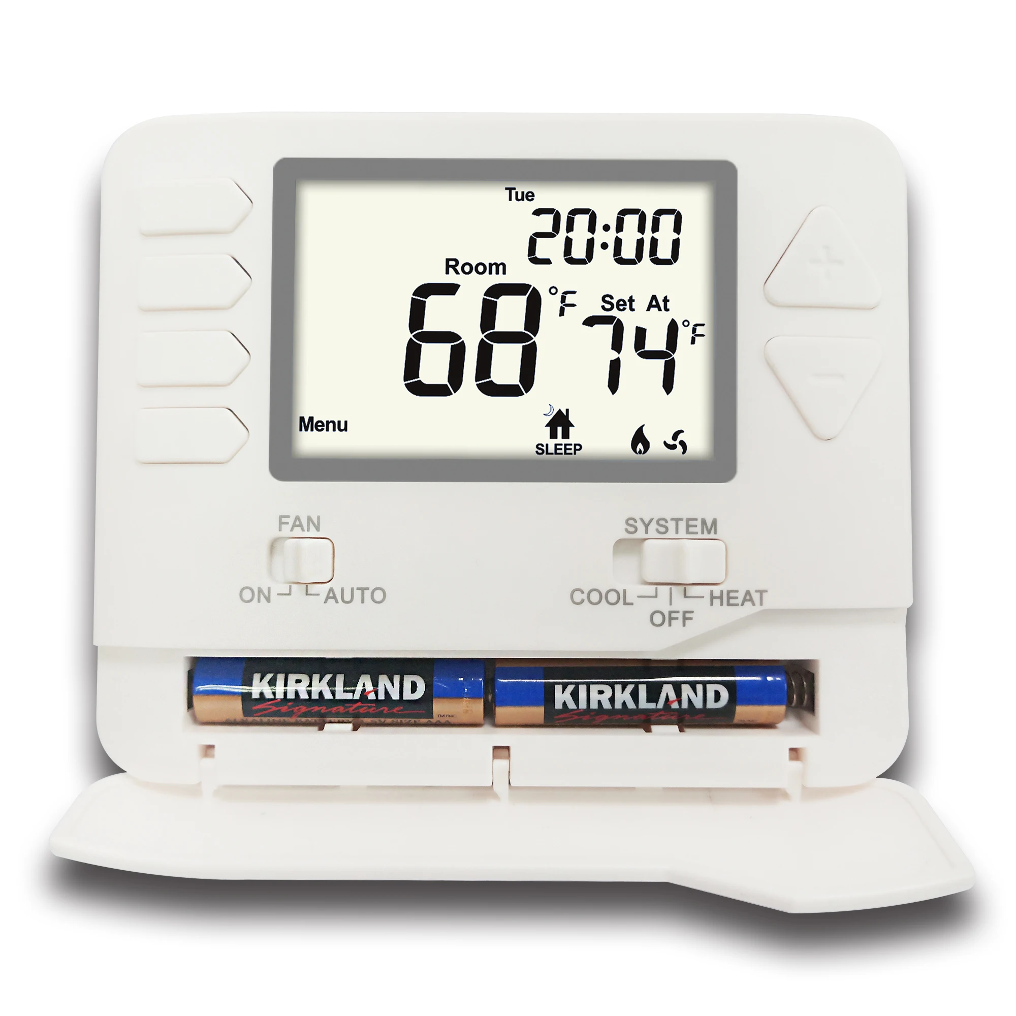 24V Wired Programmable Thermostat for Heating / Cooling