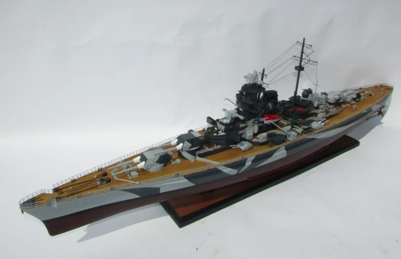 BISMARCK - WOODEN COMMERCIAL SHIP  MODEL HIGH QUALITY PRODUCT MADE IN VIETNAM