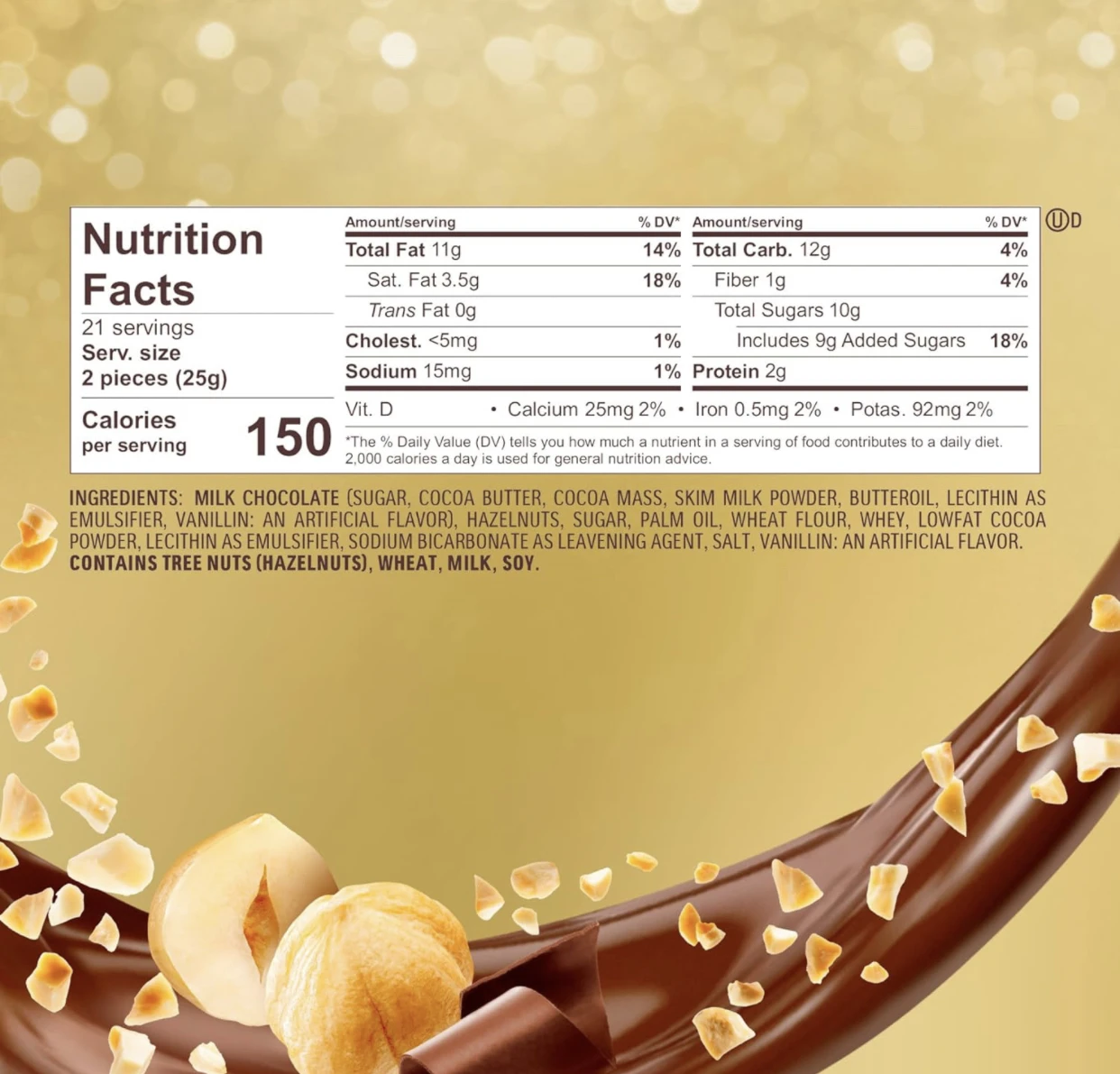 Most Sold Ferrero Online,100% Premium Gourmet Milk Chocolate Hazelnut Candy,individually Wrapped Sweet Candy for Gifting 18.5 oz