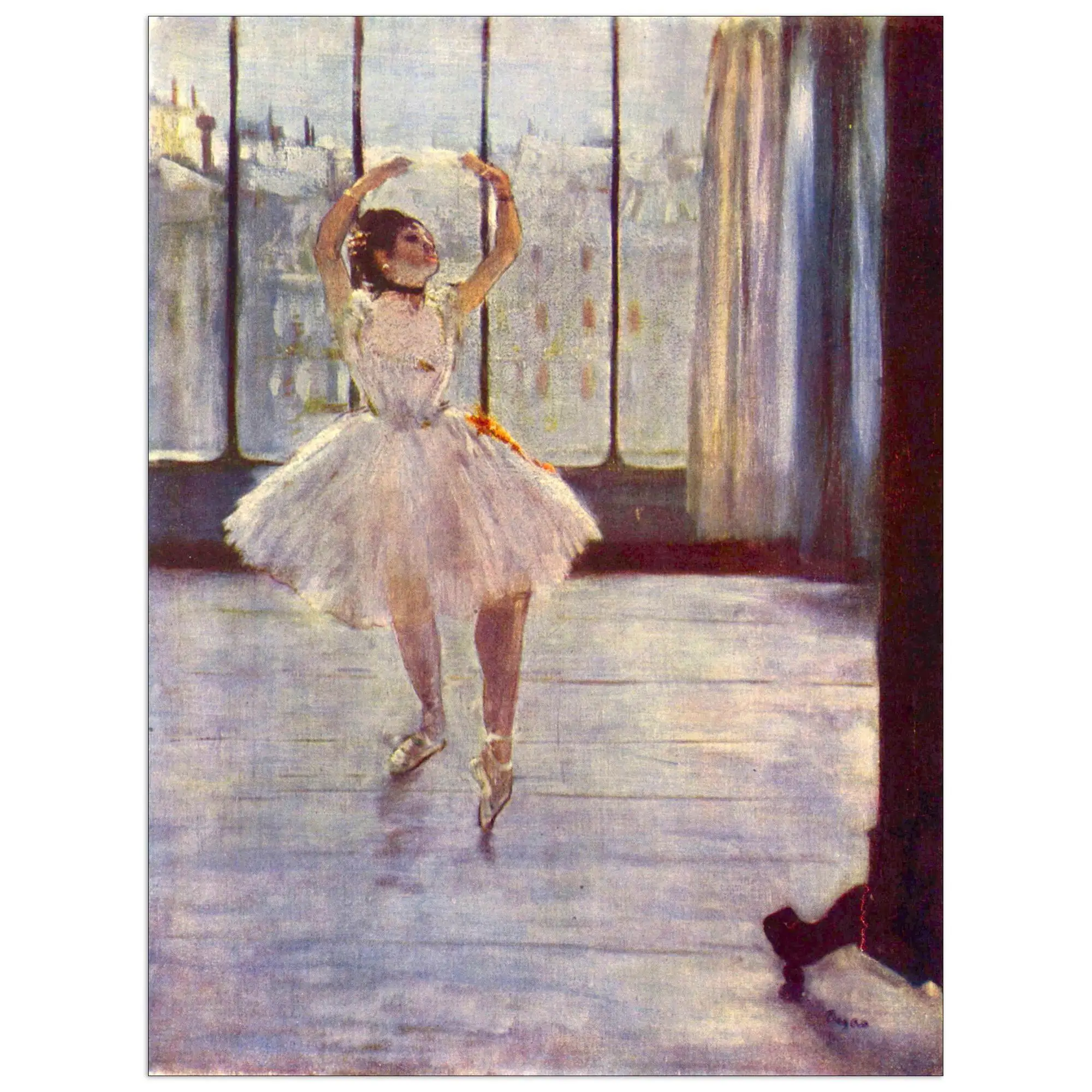 Museum Degas Edgar decorative panel, ready to hang.