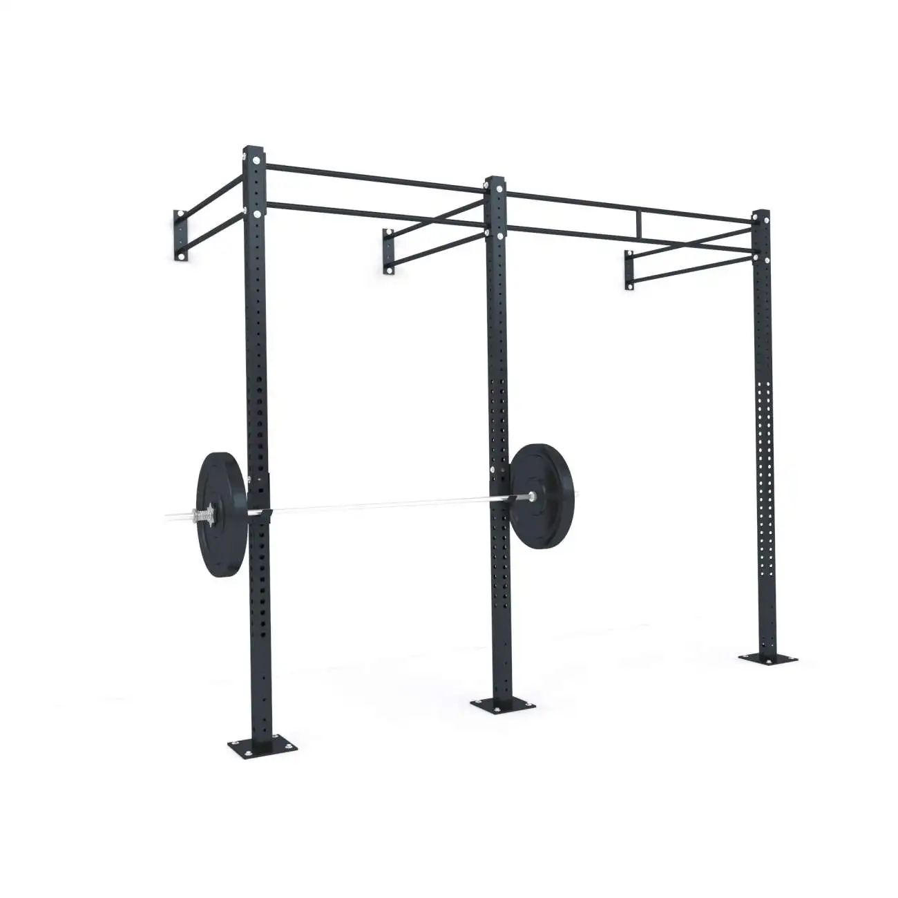 4 5 6 Station Wall Mounted Multi functional Gym Cage Cross Training Squat Rack Fitness Power Rack