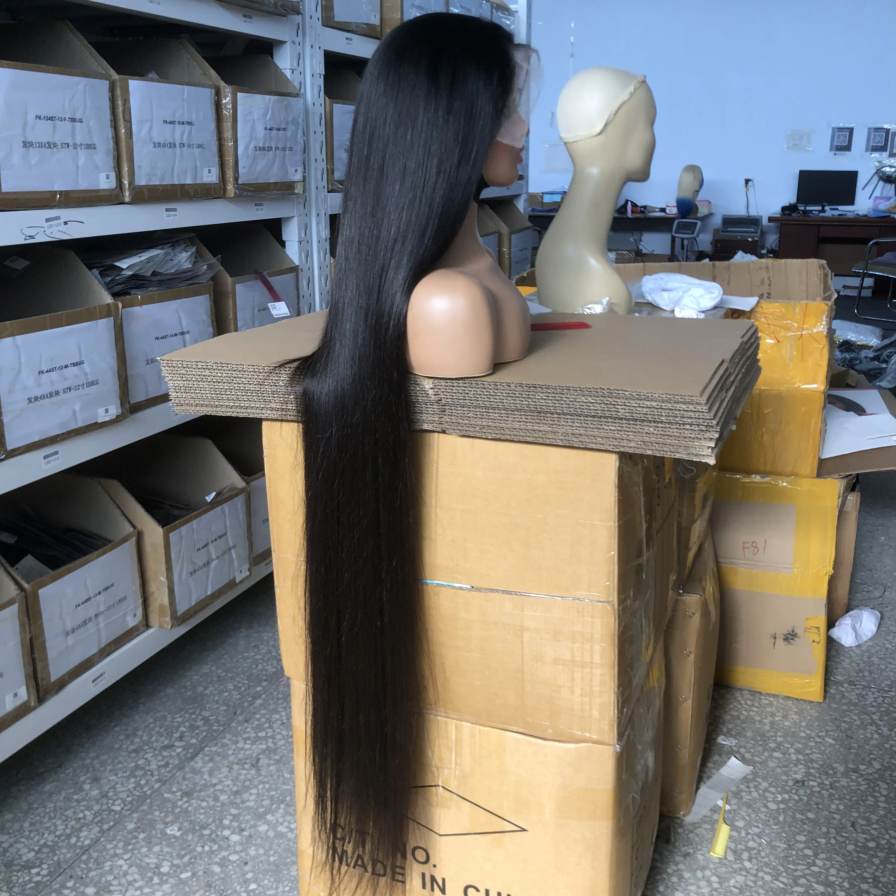 50 Inch Cuticle Aligned Hair Lace Frontal Wig 38 40 Inch Vietnamese Hair hd Full Lace Front Beauty Supply Wigs for Black Women