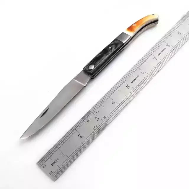 Мини уличный тактический нож для выживания складной карманный EDC походный охотничий инструмент рукоятка Дамасская сталь лезвие рукоятки