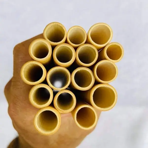 Wholesale Manufacturers Dried Straws Reusable Bamboo Drinking Straws from Vietnam