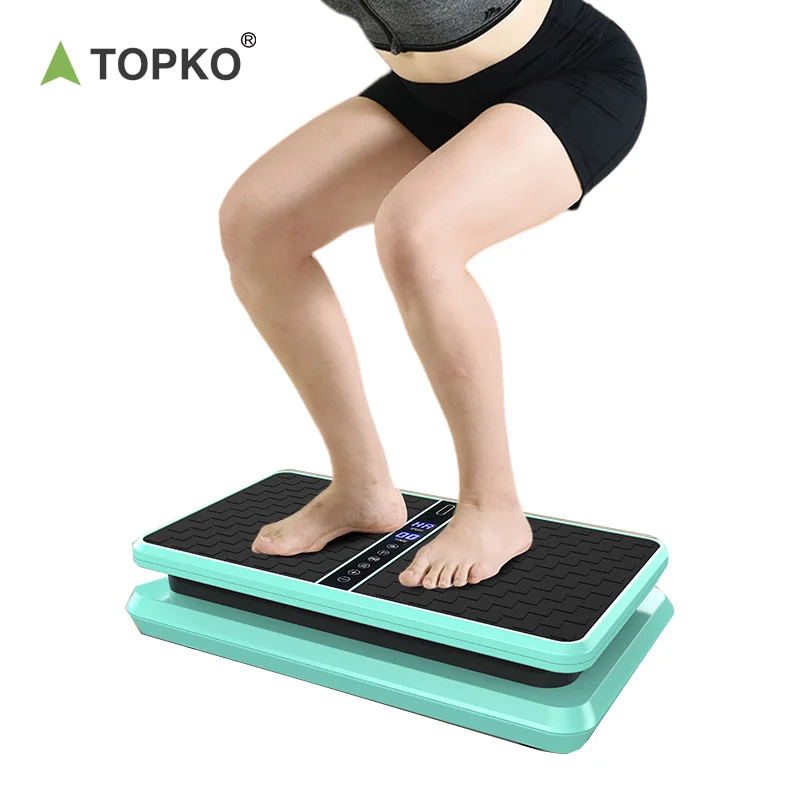 TOPKO High Quality Slim Exercise Fitness Vibration Plate Home Fitness Fat Burning Vibration Plate Exercise Machine