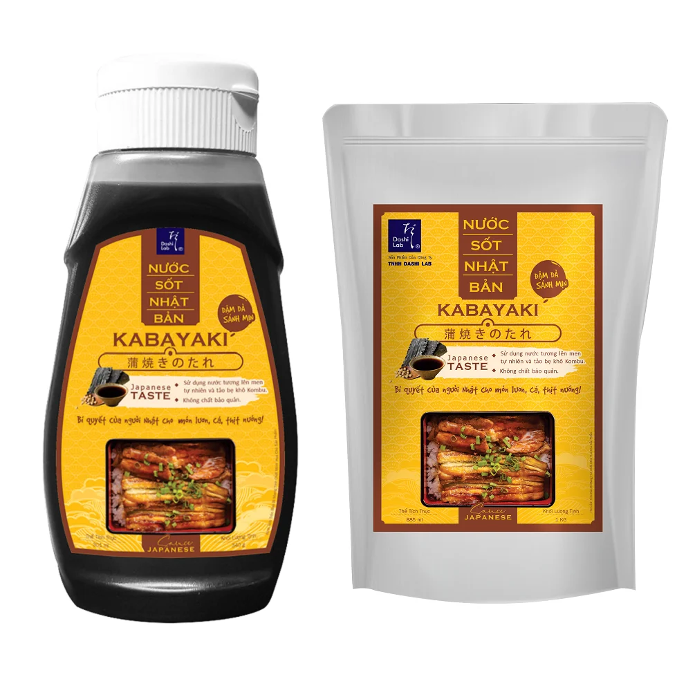 Vietnamese Brand Japanese Authentic Rich Flavor Soy Sauce Japanese Kabayaki Sauce (Unagi Eel Sauce) For Making Food