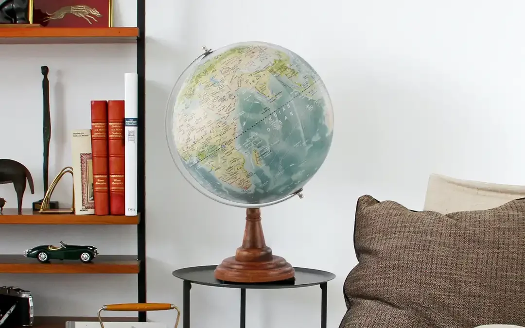 Top Selling Aluminium World Globe Home Decorative Earth Globe for education