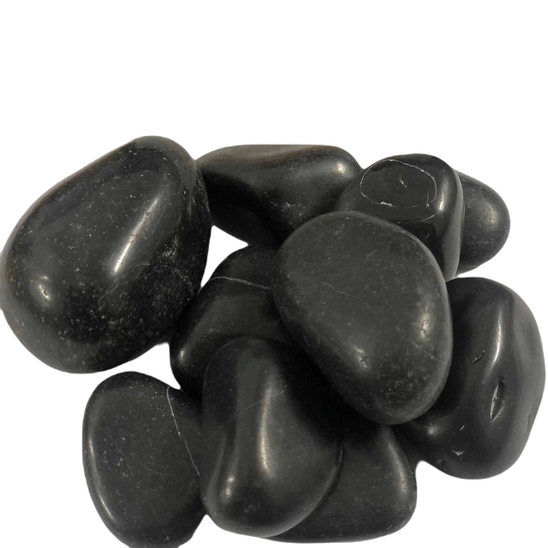 Manufacturer Price on Polished Natural Stone Landscaping Pebbles White Black Grey Pink Gravel-Cheap Options Available!