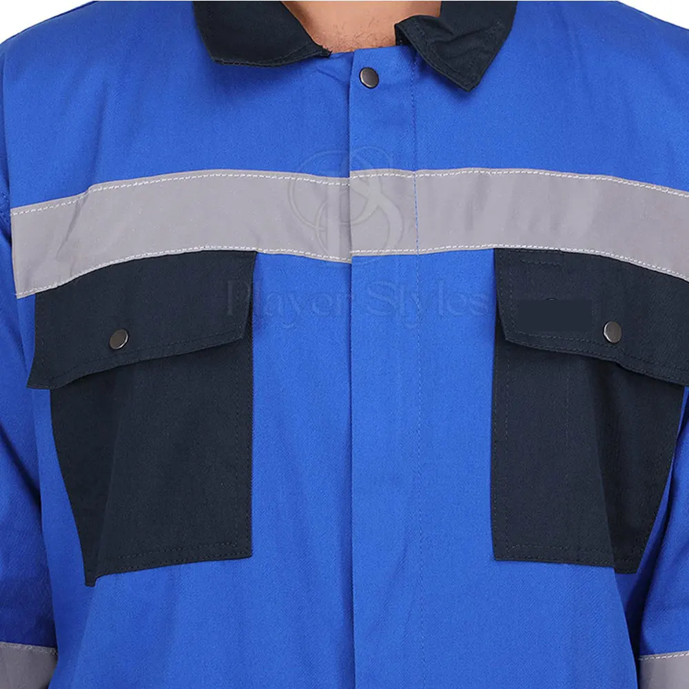 High Quality Customizable Colors Cotton Working Coverall Uniform Waterproof Printed Reflective Feature Made in . for Adults