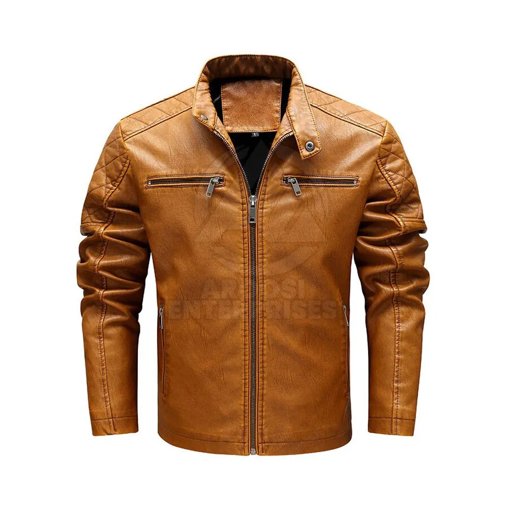 Top Selling Men Winter Sheep Leather Jacket Pakistan Best Quality Men Winter Leather jacket