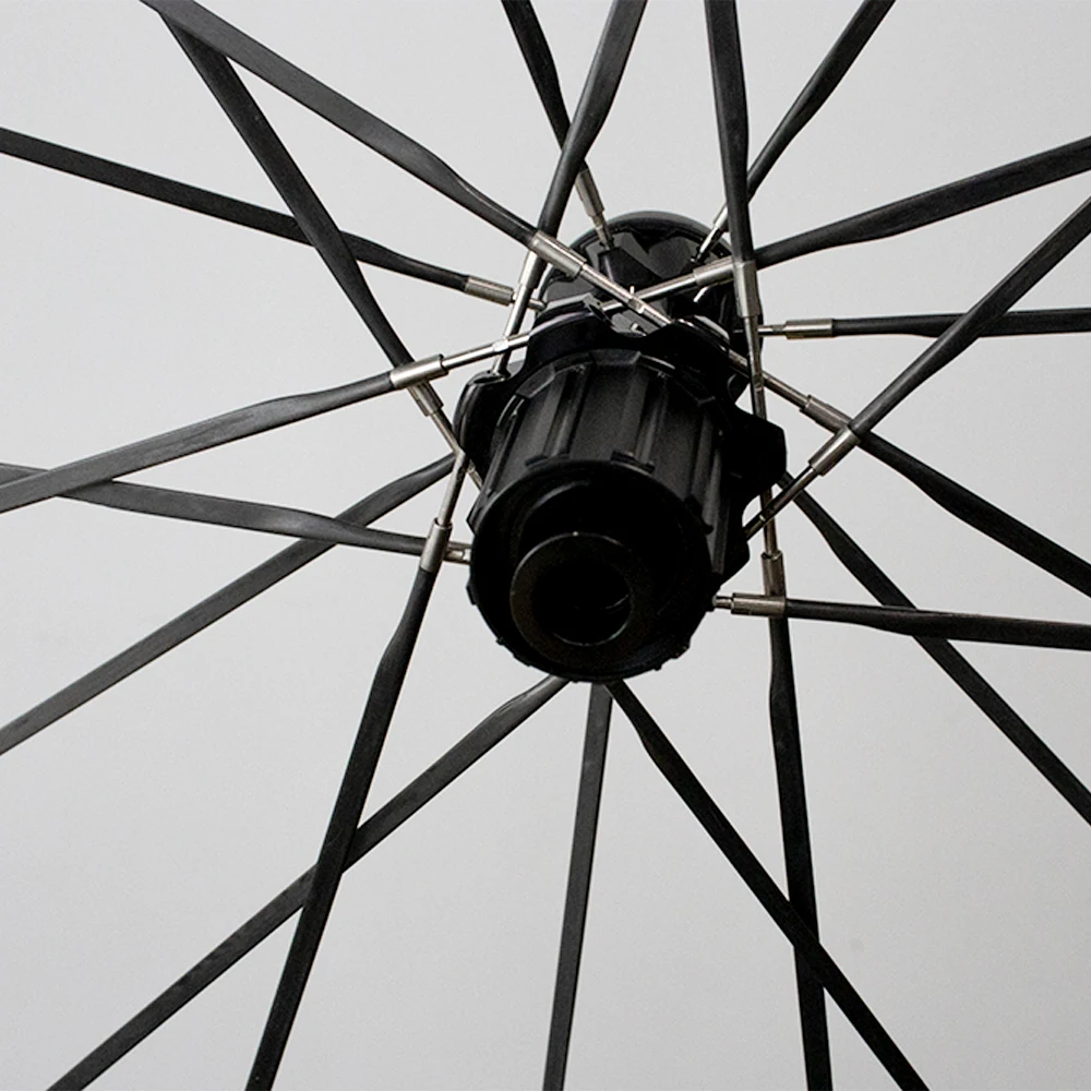 Ultra-Light, High-Strength Aerodynamic Carbon Fiber Spokes - Compatible with Standard Hubs, Enhance Cycling Speed