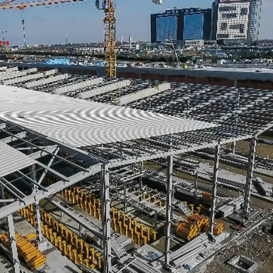 Оптовая продажа настил из углеродистой нержавеющей стали для наружного хранения нефти промышленный проект металлоконструкций