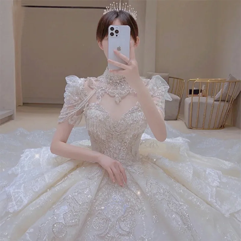2024 Popular Styles ODM OEM Wedding Dresses Elegant Sexyprincess Wedding Dress