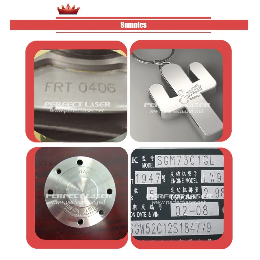 Perfect Laser Desktop Smart LCD Touch Screen Nameplate Engraver Car Body Sheet Metal Part Dot Pin Pneumatic Flat Marking Machine