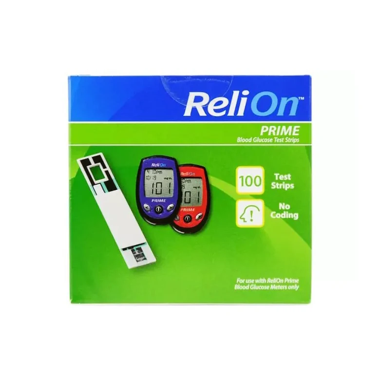 Hot Sale Discount Price One Blood Glucose Meter Diabetes Glucose meter Sugar Test Strips Relion test strip