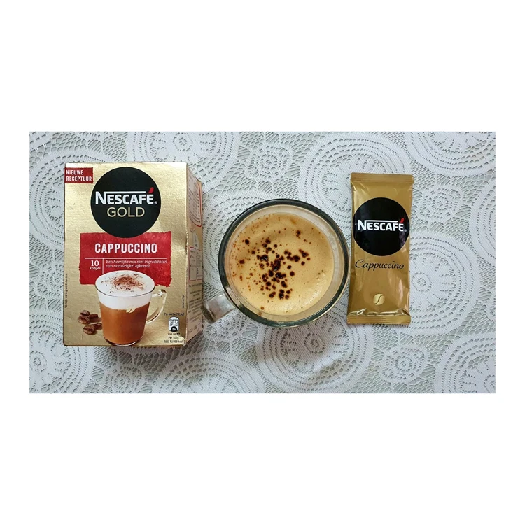 Оптовая цена поставщик NESCAFE золотые пакетики для капучино и коробки растворимого кофе оптовая продажа быстрая доставка