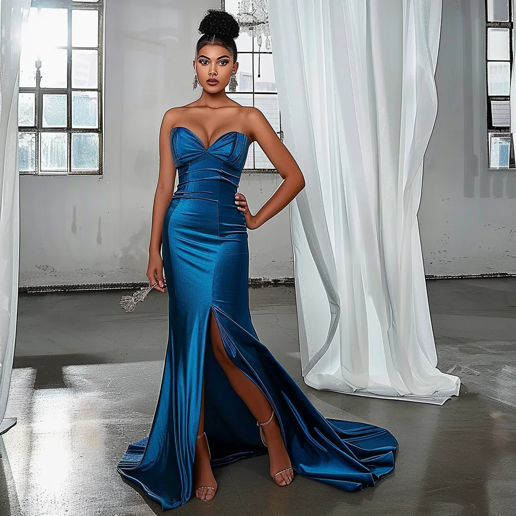 Custom Elegant Woman Dress Luxury Evening Dresses Women