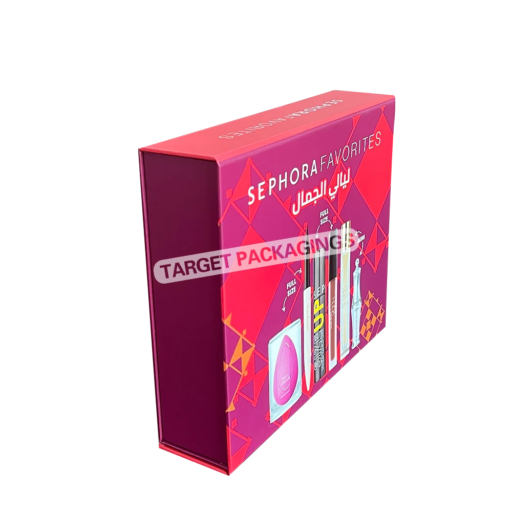 Custom Colorful Foldable Boxes With Magnetic Lid Printed Blister Insert Gift Box Packaging Paper Magnet Closure Cosmetic Box