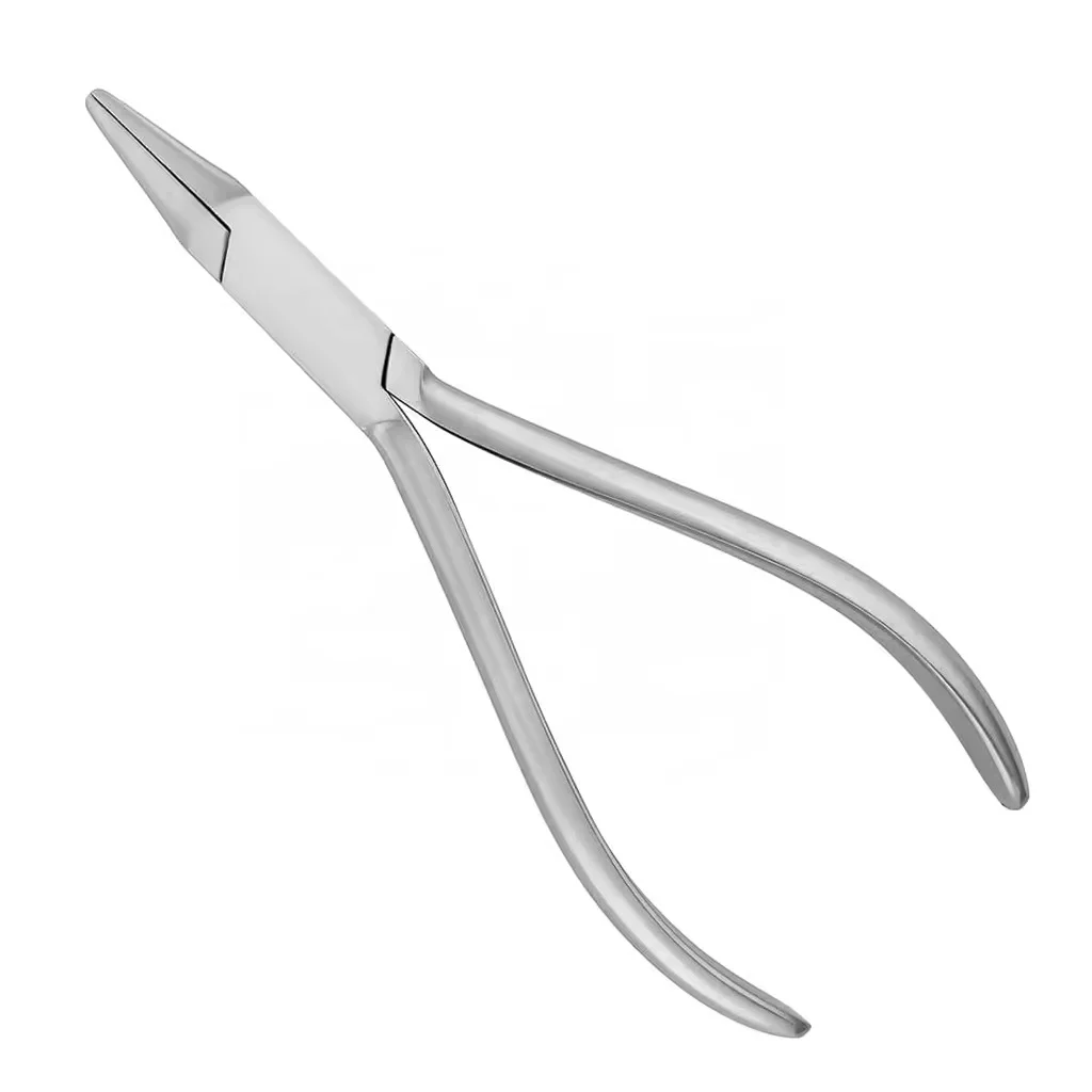 Goslee Contouring Flat Nose Pliers 14cm Serrated & Smooth Jaw Wire Bending Plier