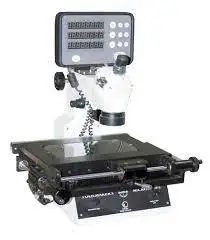 Advanced Toolmaker Microscope with Digital Read Out (DRO) Model RTM-99A The well designed basic unit with long working objective