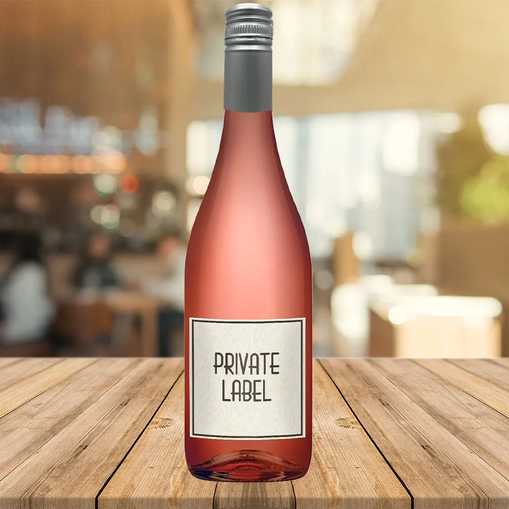 Sweet rose wine with personalized label restaurant hotel corporate gadget ideas Christmas gifts merchandising
