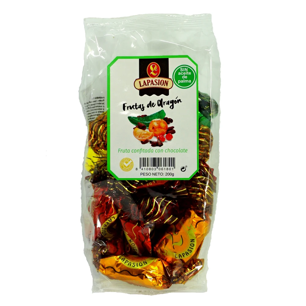 Best seller candy fruit covered with a special pure chocolate 150 for supermarkets
