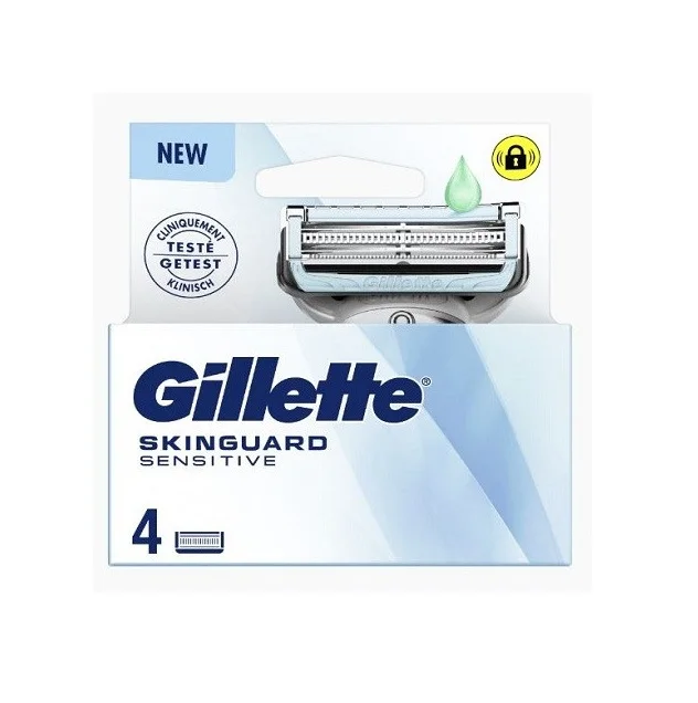 Gillette Skinguard Sensitive Blades Refill 4 Pack