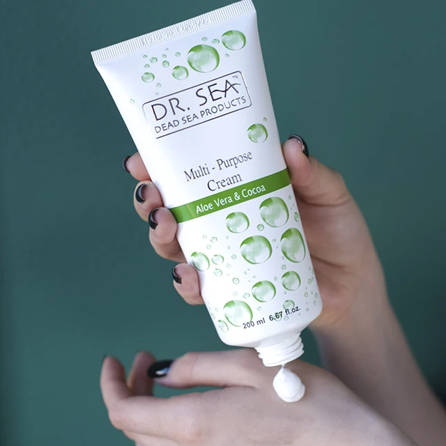 Многоцелевой крем-алоэ вера и какао 200 мл от Dr.SEA Cosmetics товары из Израиля Мертвого моря Быстрая доставка бесплатные образцы