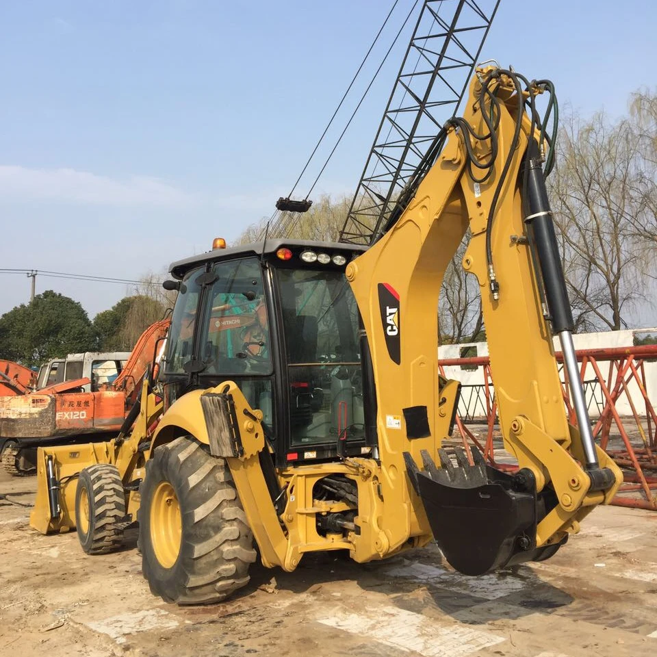 Second hand CAT 420F 90% new nice quality Used backhoe loader excavator 416e 420 cheap in Shanghai